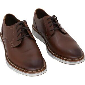 Johnston Murphy Men's Tan Full Grain Plain Toe Shoes Size 11.5 M US